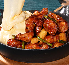 콘치즈범벅바베큐 (뼈)